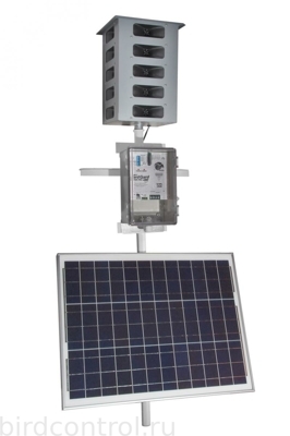 Биоакустический отпугиватель птиц Bird Gard Super Pro AMP с 20 динамиками в общем защитном кожухе